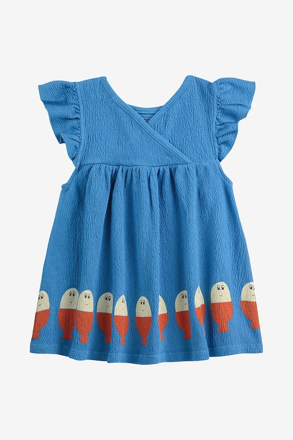Fete Bobo Choses rochie bebe Morning Egg 125AB119 albastru