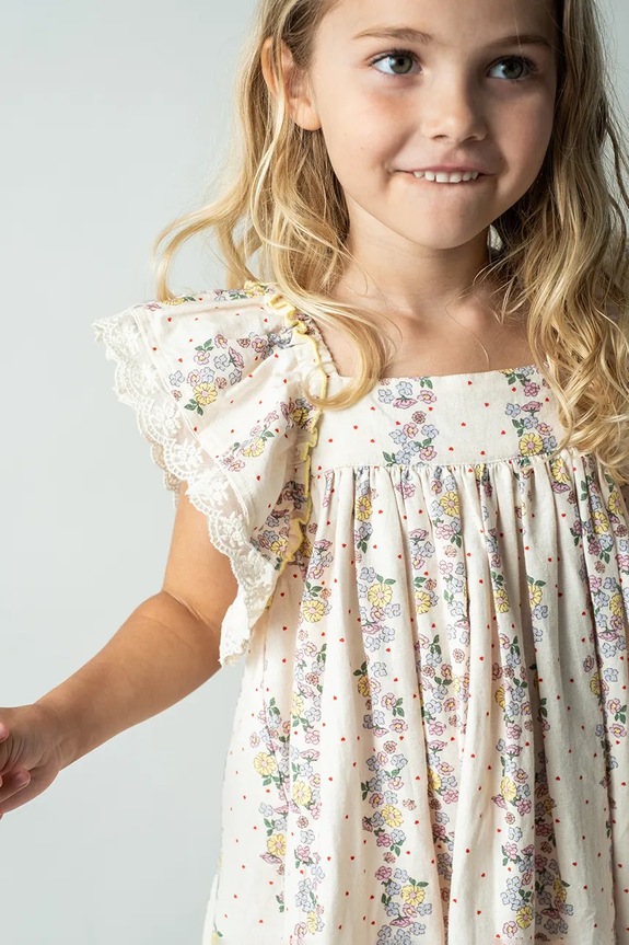 That's mine rochie de vară din bumbac Celina 151028. bej