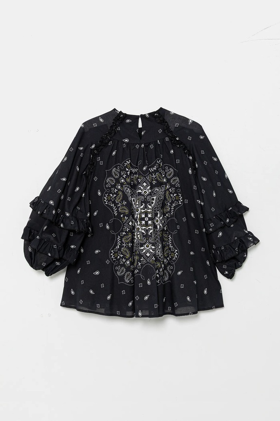 Fete Pinko rochie din bumbac pentru copii KFAB001.0.CAK05 bleumarin