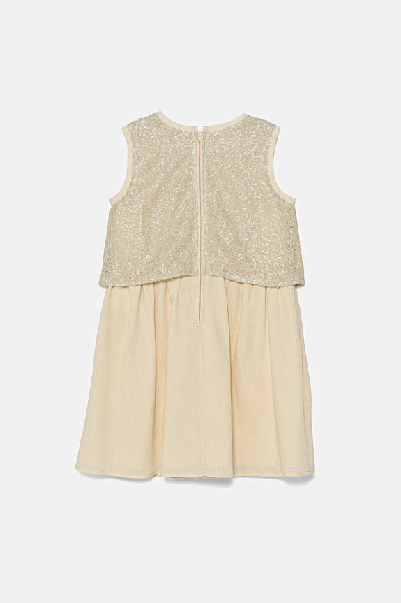 United Colors of Benetton gyerek ruha 4PUECV03D.G.Seasonal bézs SS25