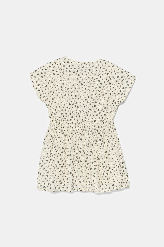 Otroška obleka United Colors of Benetton 4KEUGV02D.P.Seasonal bež SS25