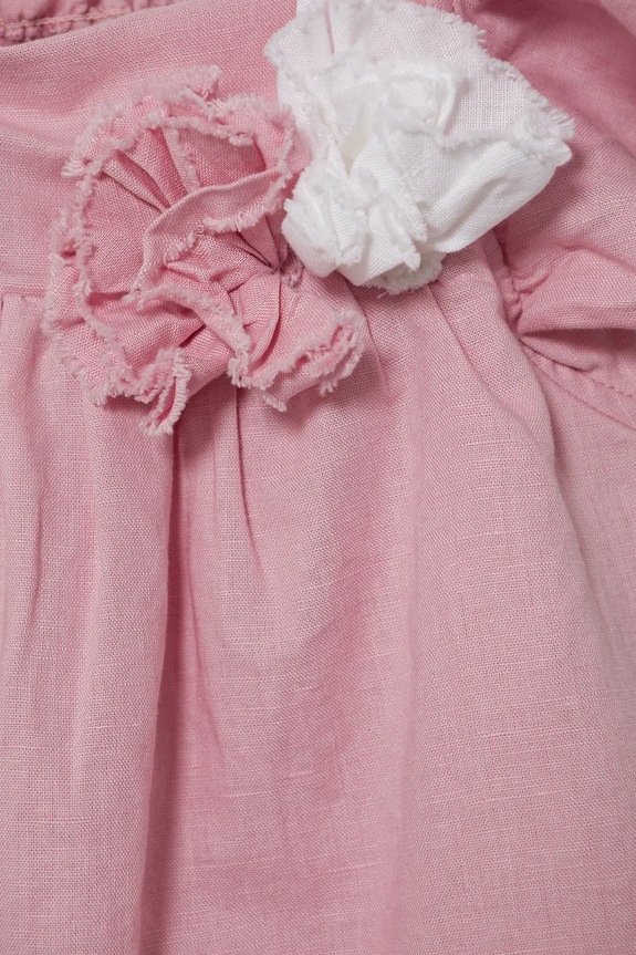 Djevojčice Dječja lanena suknja United Colors of Benetton 43WBGV026.P.Seasonal roza