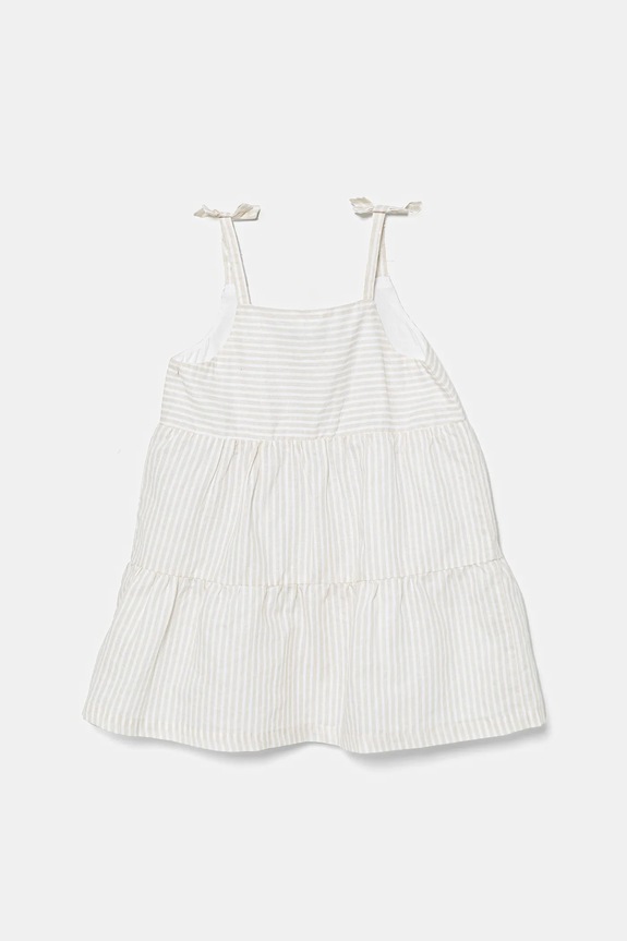 Dječja lanena suknja United Colors of Benetton 4Q1NGV025.P.Seasonal bež SS25