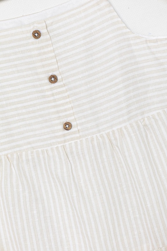 Djevojčice Dječja lanena suknja United Colors of Benetton 4Q1NGV025.P.Seasonal bež