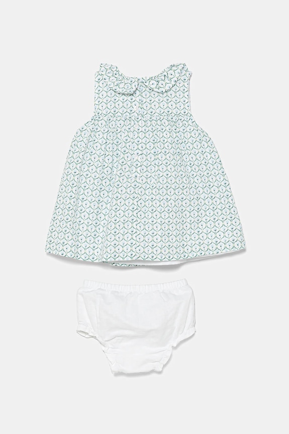 Бебешка ленена рокля United Colors of Benetton 4Q1NAV00O.W.Seasonal син SS25
