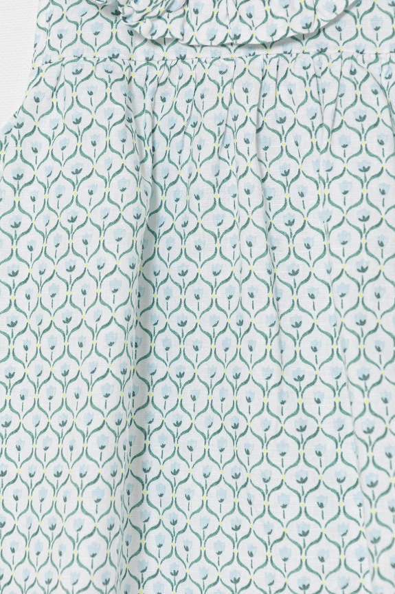Момиче Бебешка ленена рокля United Colors of Benetton 4Q1NAV00O.W.Seasonal син