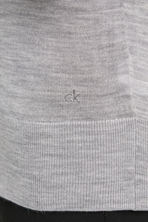 Calvin Klein kardigan z domieszką wełny K20K207935 szary