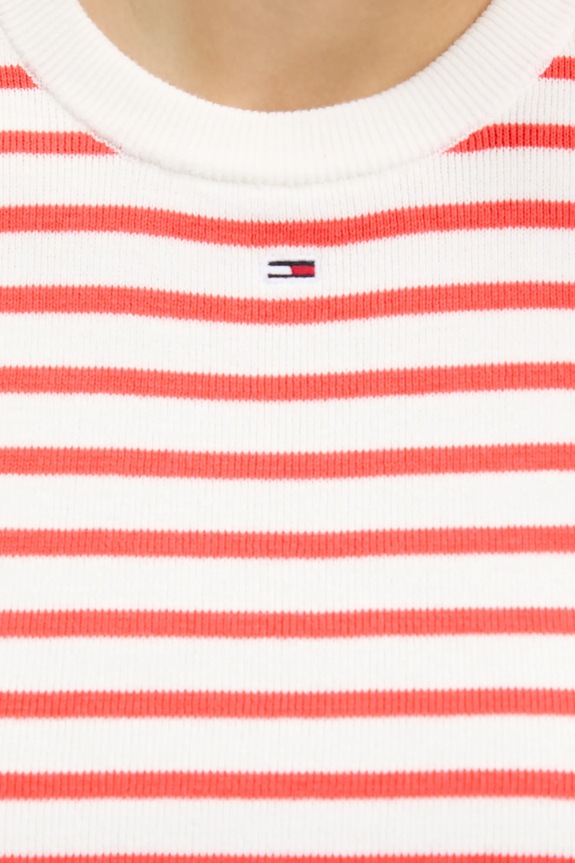 Tommy Jeans pulover de bumbac DW0DW19336 rosu
