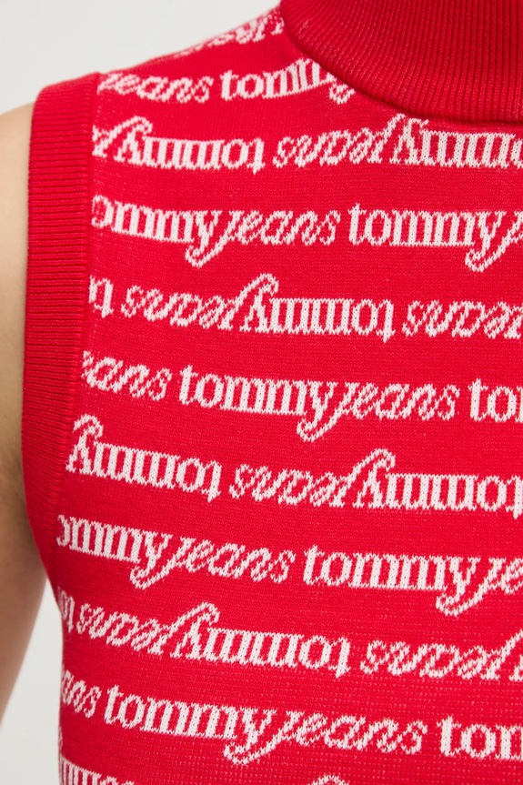 Prsluk Tommy Jeans DW0DW19346 crvena