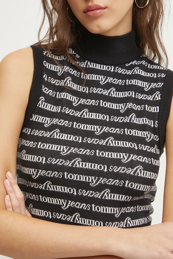 Tommy Jeans kamizelka DW0DW19346 czarny