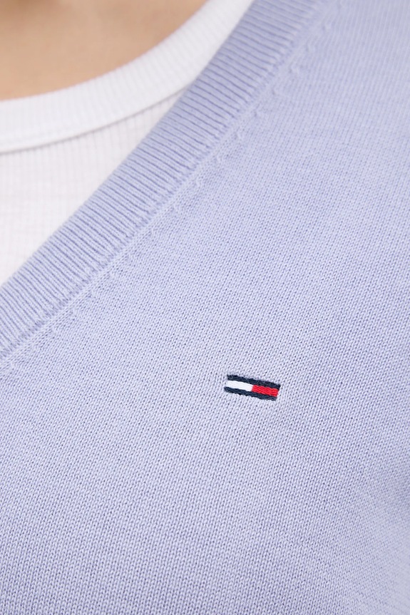 Tommy Jeans pulover de bumbac DW0DW19888 albastru