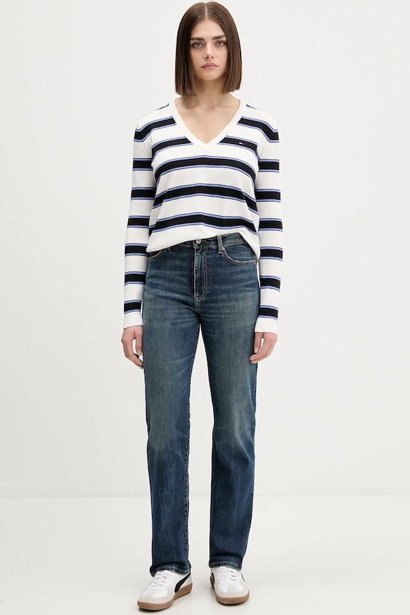 Tommy Jeans pulover de bumbac DW0DW19888 negru SS26