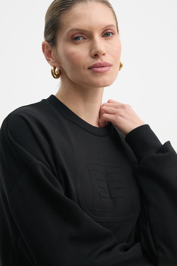 Mikina Elisabetta Franchi černá MD00551E2