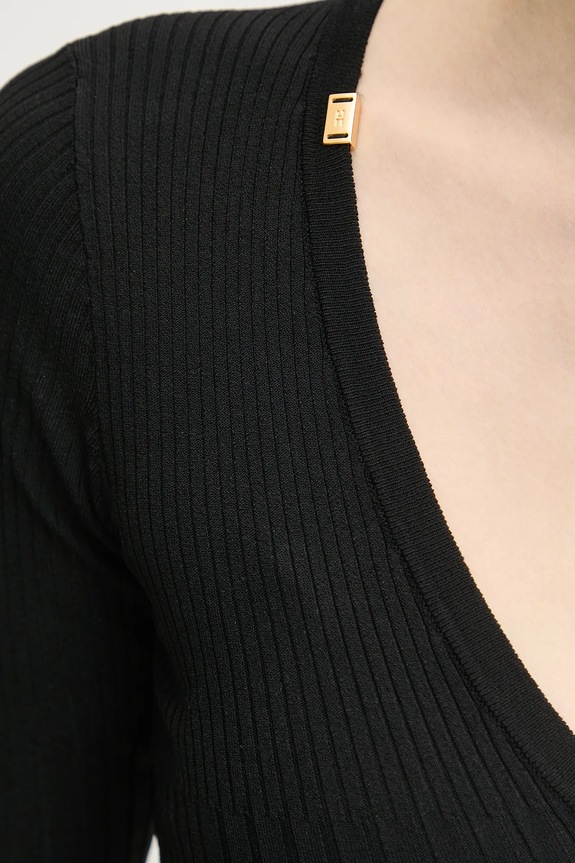 Elisabetta Franchi pulóver MK98T51E2 fekete