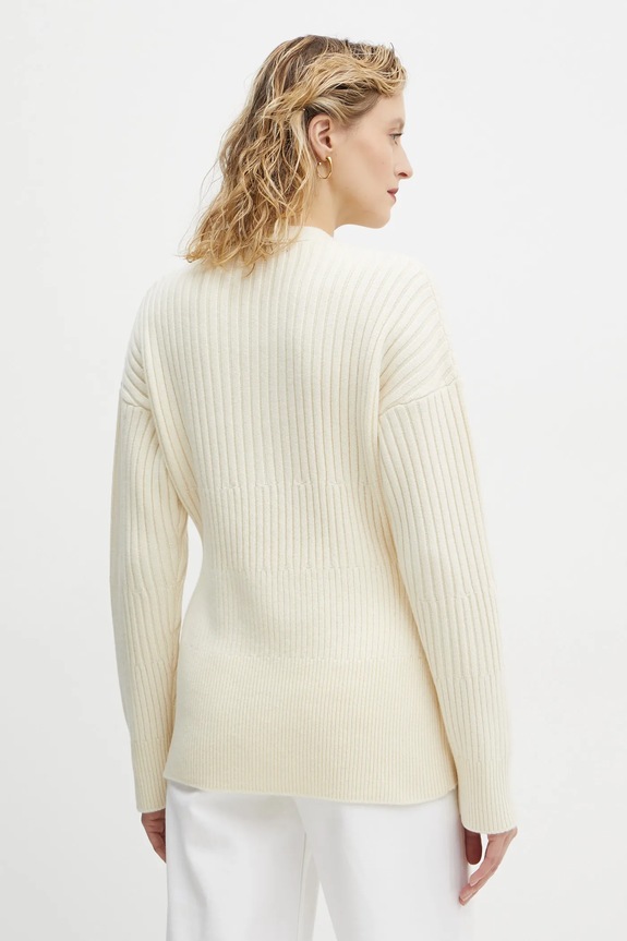 Îmbrăcăminte Bruuns Bazaar cardigan din lana BBW4132 bej