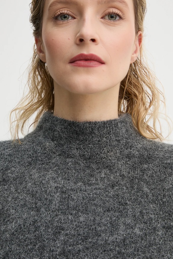 Gestuz maglione in lana 10909448 grigio