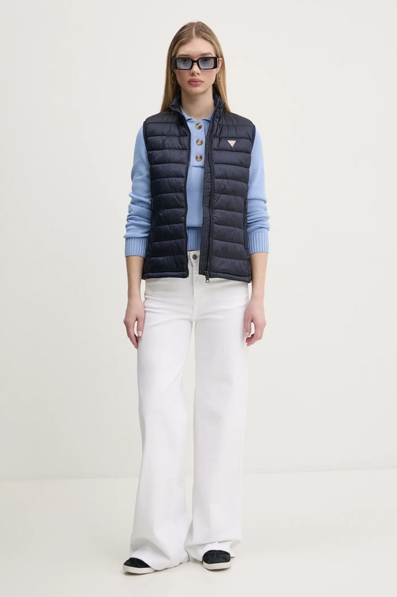 Bavlněný svetr Guess Jeans W5RR47.Z3HM1 modrá SS25