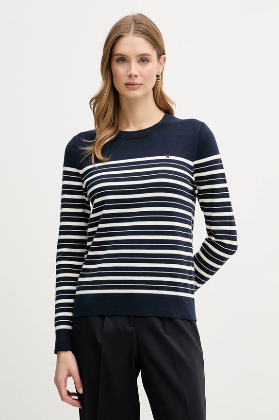 Πουλόβερ Tommy Hilfiger άλλο σκούρο μπλε WW0WW44984