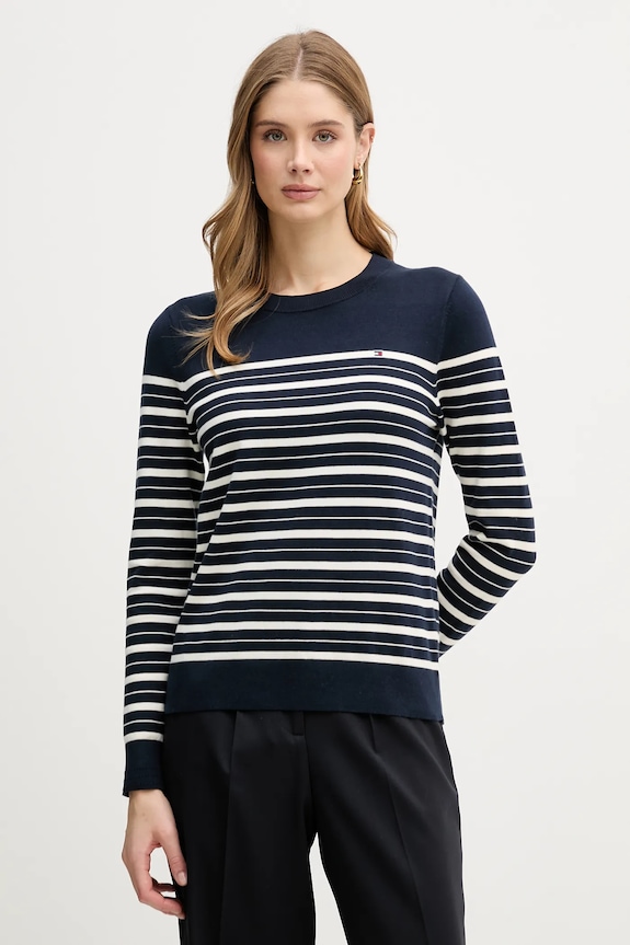 Πουλόβερ Tommy Hilfiger άλλο σκούρο μπλε WW0WW44984