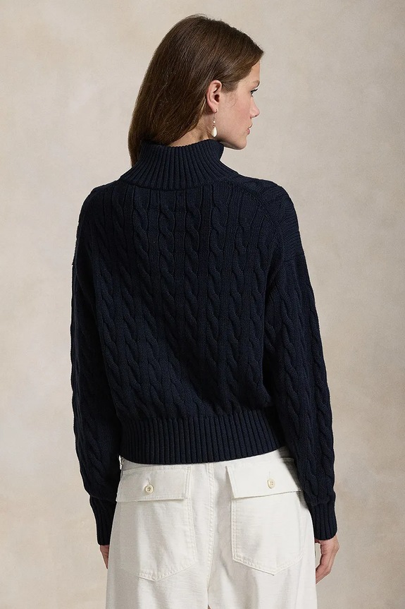 Bavlnený sveter Polo Ralph Lauren 211963467 modrá SS26