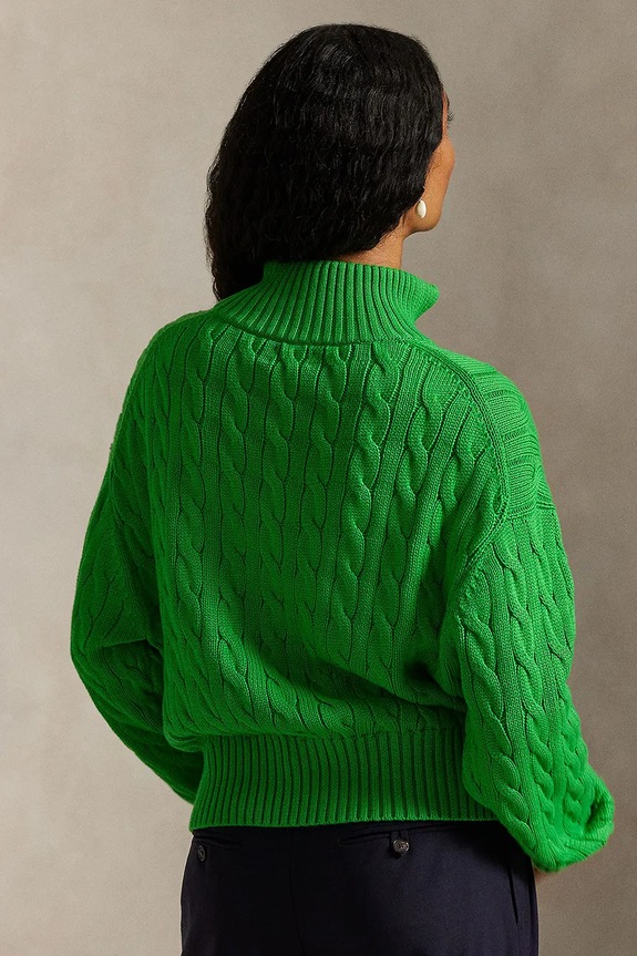 Βαμβακερό πουλόβερ Polo Ralph Lauren 211963467 πράσινο SS26