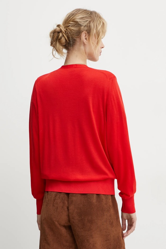 Ruházat BOSS gyapjú kardigán 50530713 piros