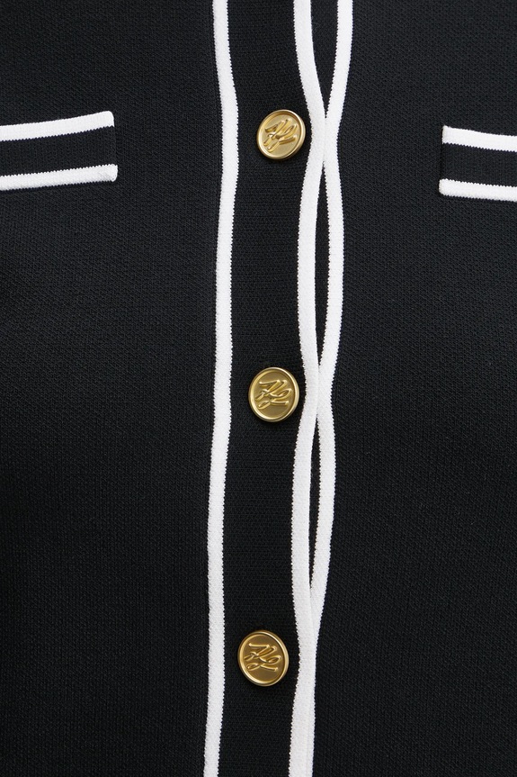 Karl Lagerfeld kardigan A1W18033 czarny