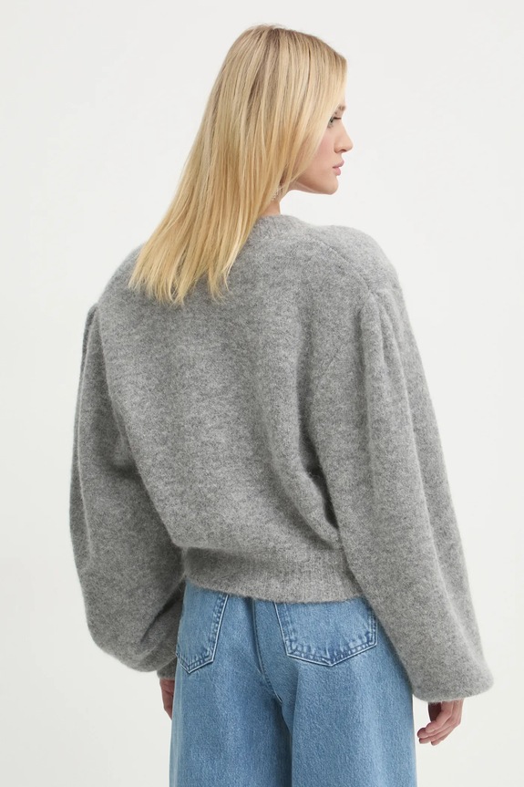 Clothing Rotate woolen cardigan 1140161249 gray