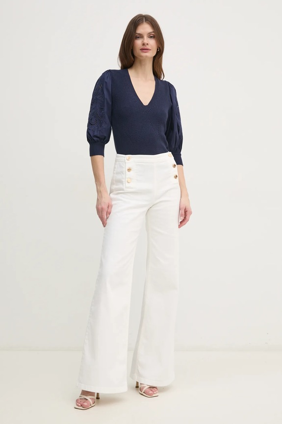 Pulover Twinset 251TP3181 mornarsko plava SS25