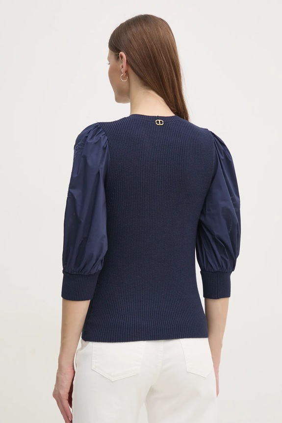 Odjeća Pulover Twinset 251TP3181 mornarsko plava