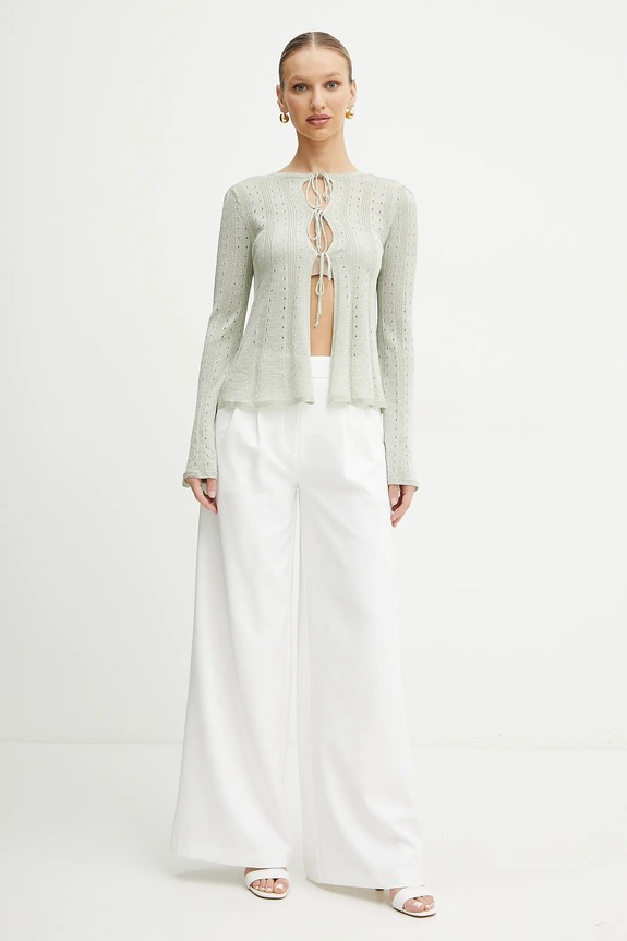 Twinset cardigan 251TT3181 verde SS25