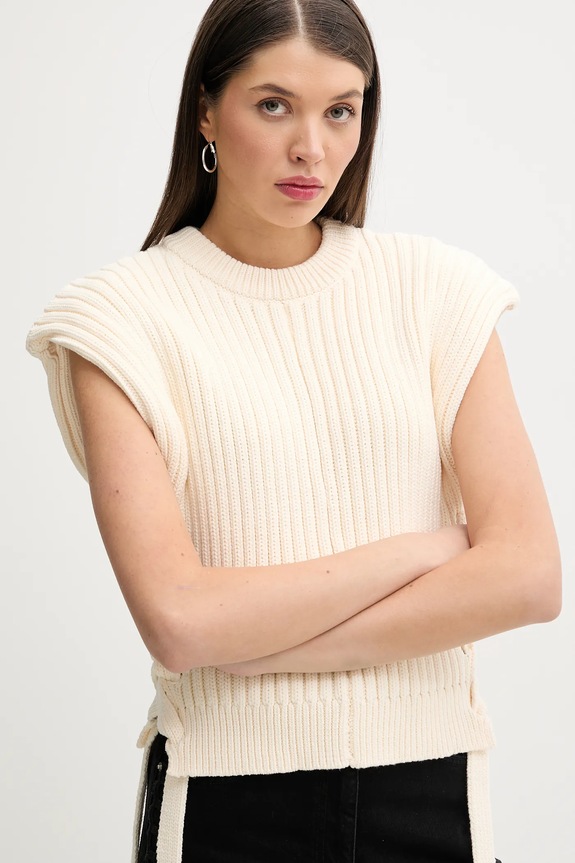 IRO gilet beige WP12DOLPA