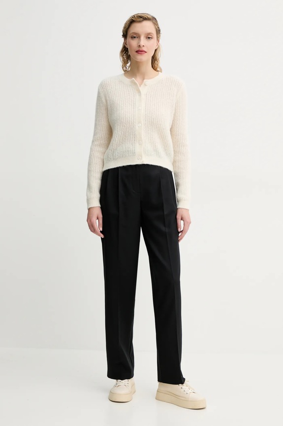A.P.C. kardigán gyapjú keverékből cardigan milo WPABE.F22246 bézs SS25
