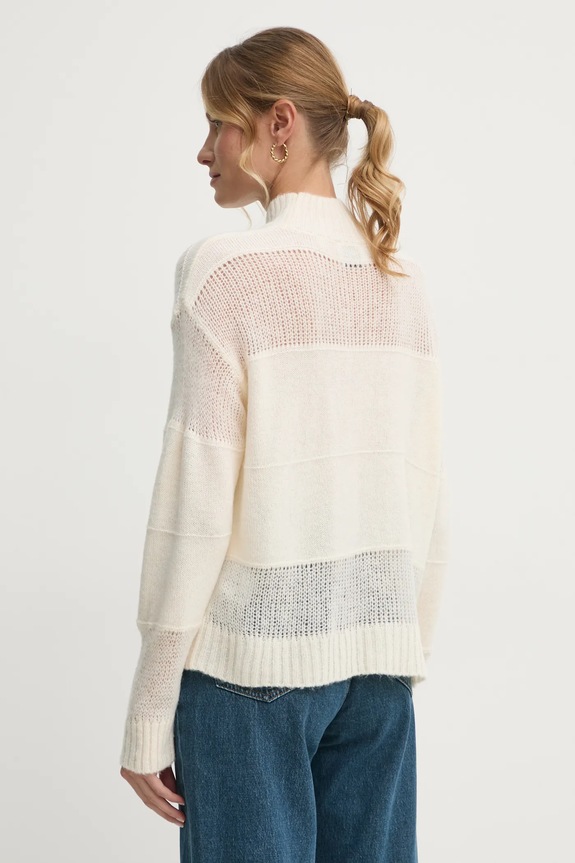 Ruházat Pepe Jeans gyapjúkeverék pulóver NAOMI PL702243 bézs