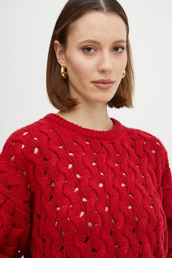 Guess pulóver TAWNYA piros W5RR77.Z3J20