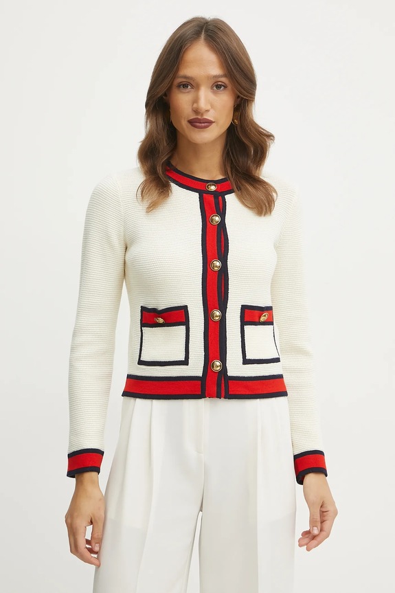 Luisa Spagnoli cardigan in lana lana beige 58591