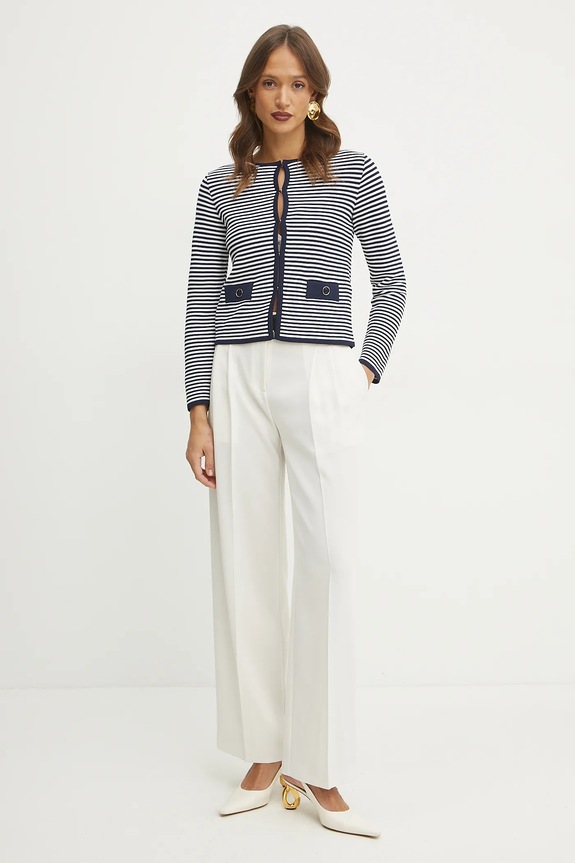 Luisa Spagnoli kardigan 58659 granatowy SS25