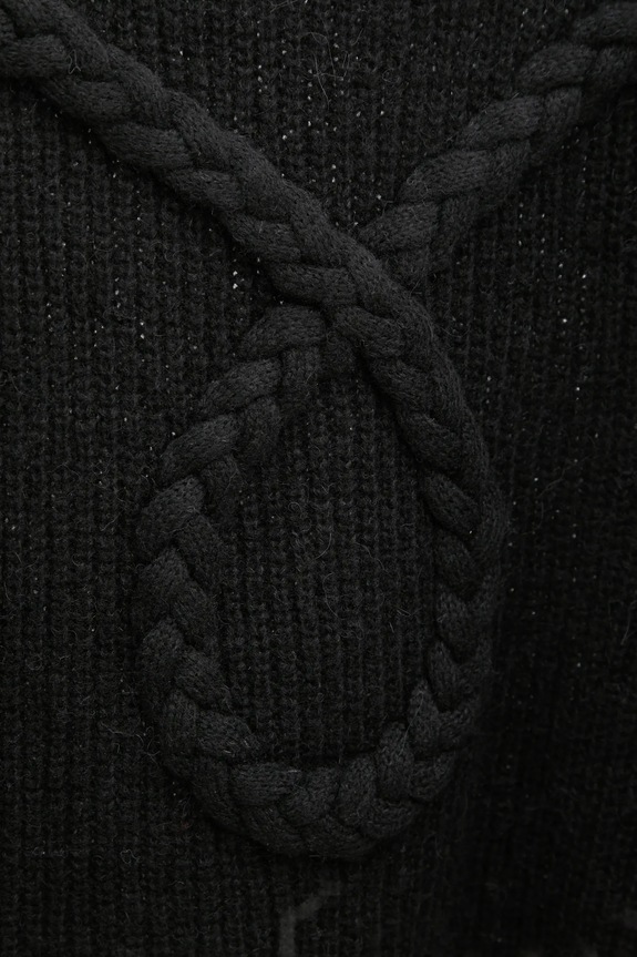 MUNTHE sweter wełniany SAKIRA 244160724472 czarny