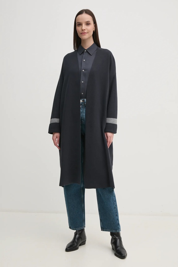 Памучна жилетка Barbour памук тъмносин LKN1405NY73