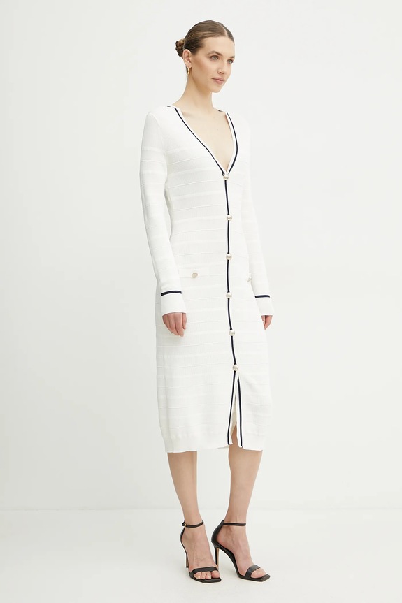 Marciano by Guess sukienka ADA z elastanem beżowy 5RGR05.5640Z