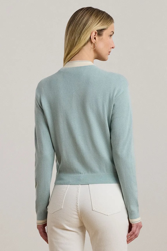 Lauren Ralph Lauren kardigán 200963660 kék SS25
