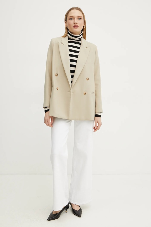 MAX&Co. sweter 2618361054200 beżowy SS26