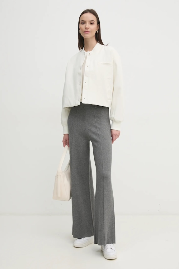 Блуза с дълги ръкави Dkny DP5T9985 бежов SS25