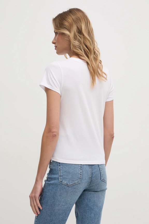 Îmbrăcăminte Dkny tricou DJ4T1346 alb