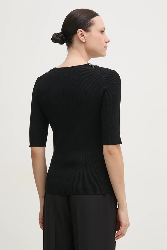 Odzież Dkny sweter P4JSAT69 czarny