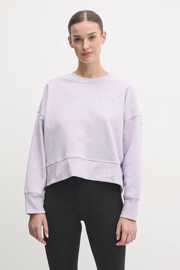 Dkny bluza pozostałe fioletowy DP5T1144