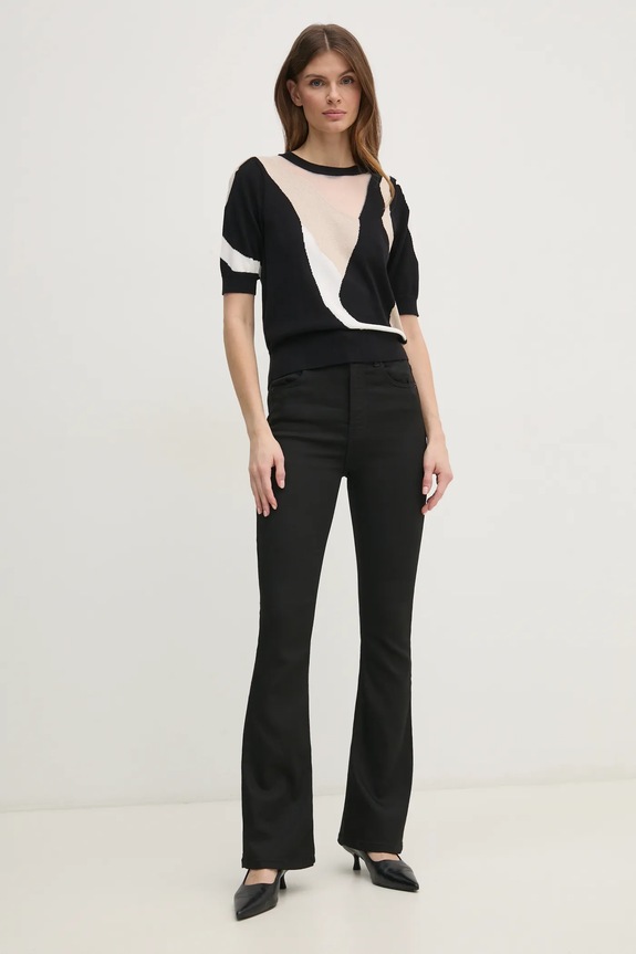Dkny sweter P4KSAU36 czarny SS25