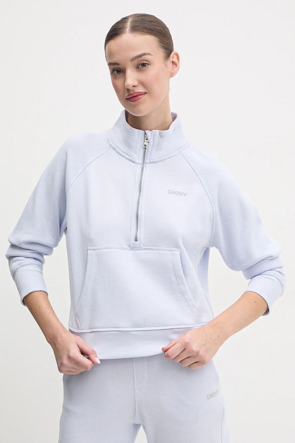 Dkny bluza aplikacja niebieski DP5T9993