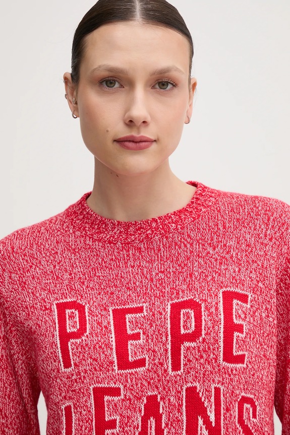 Pulover Pepe Jeans PANDORA rdeča PL702270