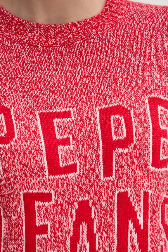 Pulover Pepe Jeans PANDORA PL702270 rdeča